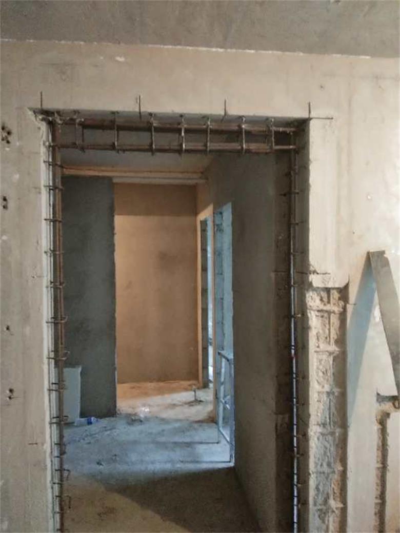 門(mén)洞加固鋼筋綁扎